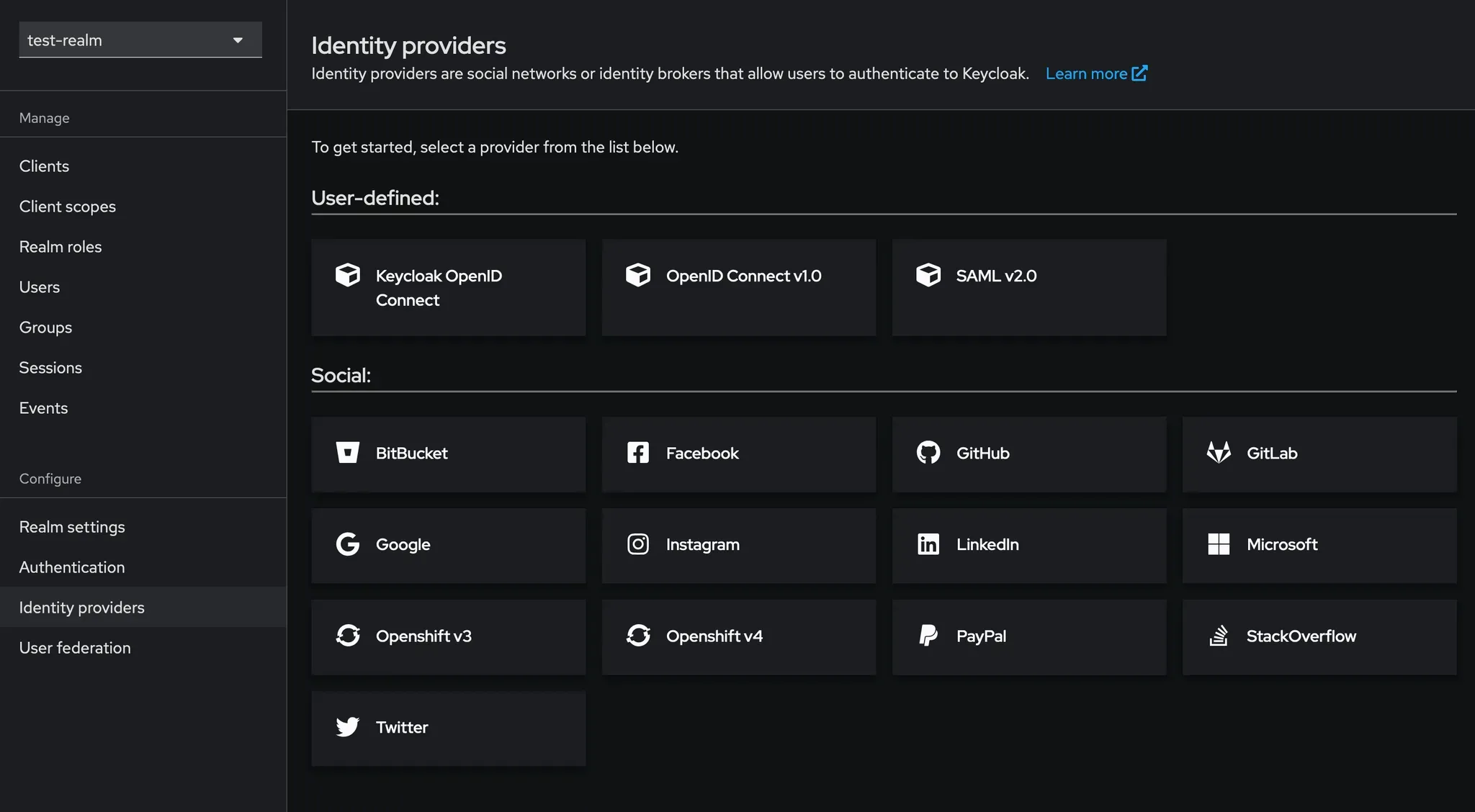 Keycloak Identity Providers