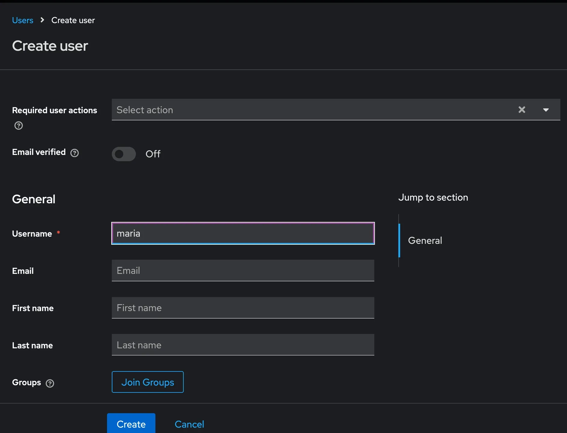 Create Keycloak User for Supabase